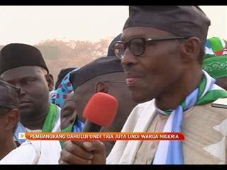 Pembangkang dahului undi 3 juta undi warga Nigeria