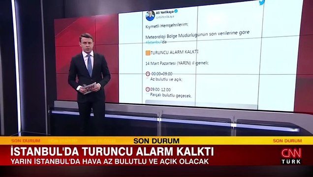 Vali Yerlikaya duyurdu: İstanbul'da 'turuncu alarm' kalktı