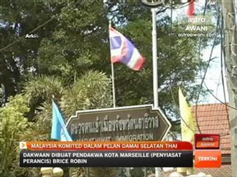 Malaysia komited dalam pelan damai selatan Thai