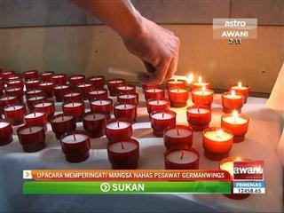 Upacara memperingati mangsa nahas pesawat Germanwings