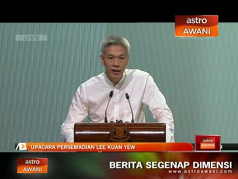 Speech from Lee Hsien Yang, younger son of Lee Kuan Yew