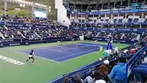 Un aficionado amenaza a Verdasco en pleno partido: 