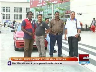 Pemandu teksi bimbang pendapatan terjejas