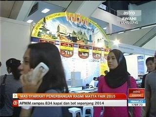 MAS syarikat penerbangan rasmi MATTA Fair 2015