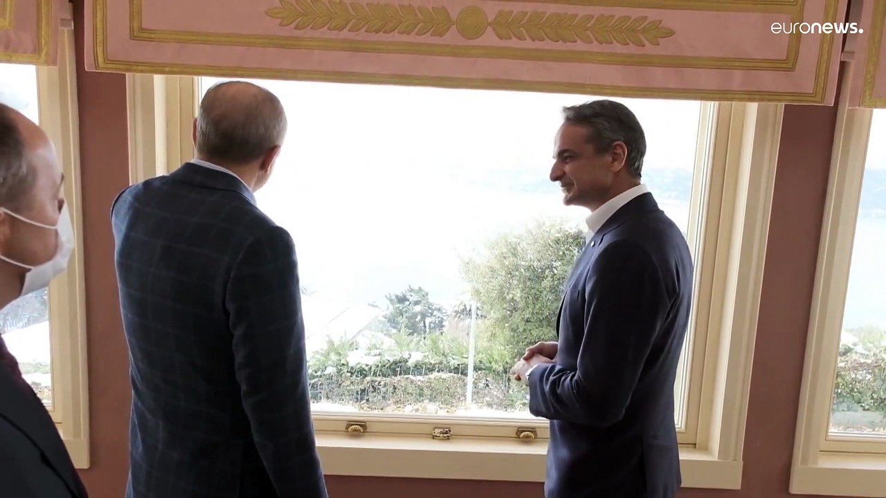 Einstündiges Gespräch: Erdoğan empfängt Mitsotakis