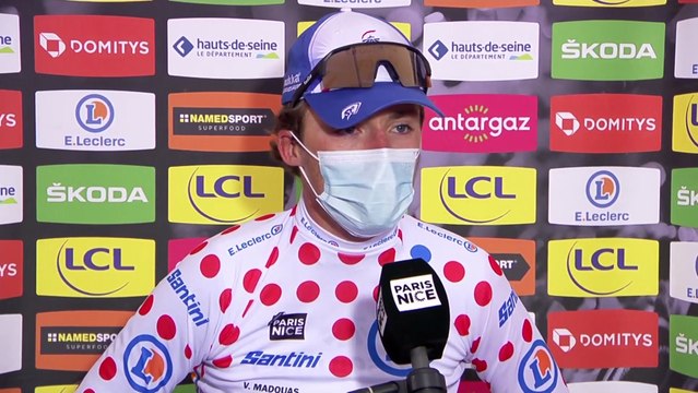 Paris-Nice 2022 - Valentin Madouas : Je termine Paris-Nice avec mon premier maillot distinctif sur une course World Tour, c’est bon signe