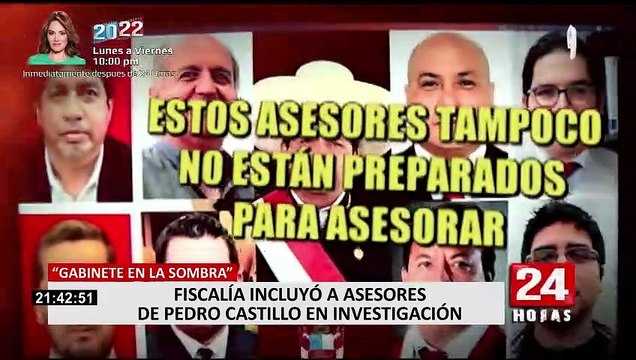Pedro Castillo: Fiscalía incluyó a asesores del presidente en investigación
