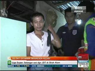 93 PATI ditahan imigresen Kedah