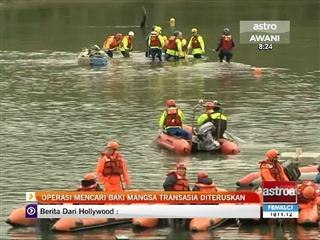 Operasi mencari baki mangsa transasia diteruskan