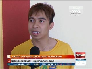 Amzzar Zainuddin sertai skuad kebangsaan