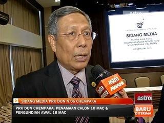 Sidang media PRK DUN N.06 Chempaka