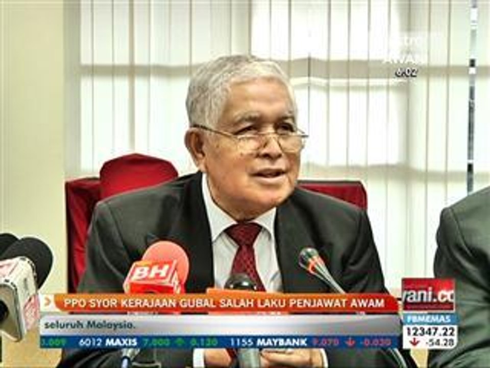 PPO syor kerajaan gubal peruntukan salah laku penjawat awam