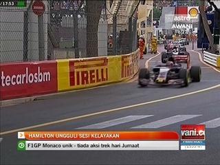 Hamilton ungguli sesi kelayakan Grand Prix Monaco