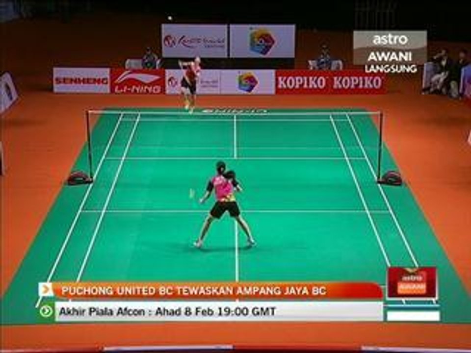 Puchong United BC tewaskan Ampang Jaya BC