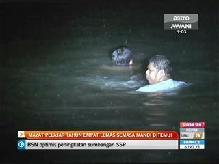 Mayat pelajar tahun empat lemas semasa mandi ditemui