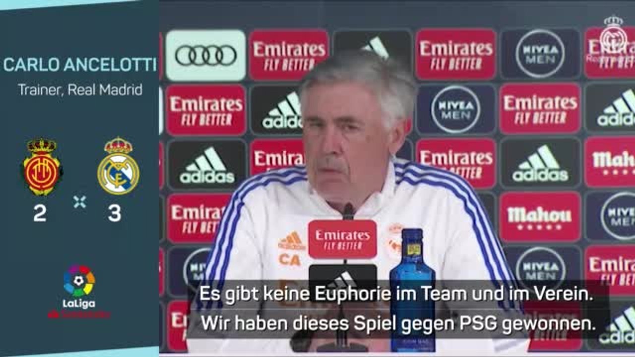 Ancelotti: 'Keine Euphorie' nach Sieg gegen PSG