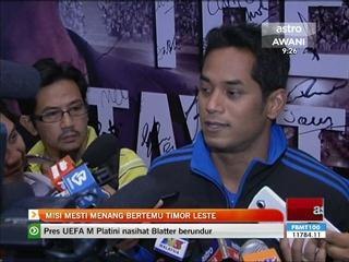 Misi mesti menang bertemu Timor Leste