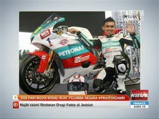 Doa pengguna media sosial buat pelumba negara #PrayForZamri