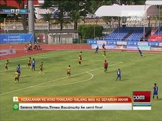 Kekalahan ke atas Thailand halang misi ke separuh akhir