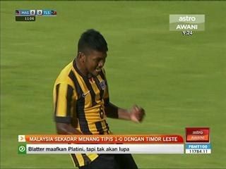Malaysia sekadar menang tipis 1-0 dengan Timor Leste