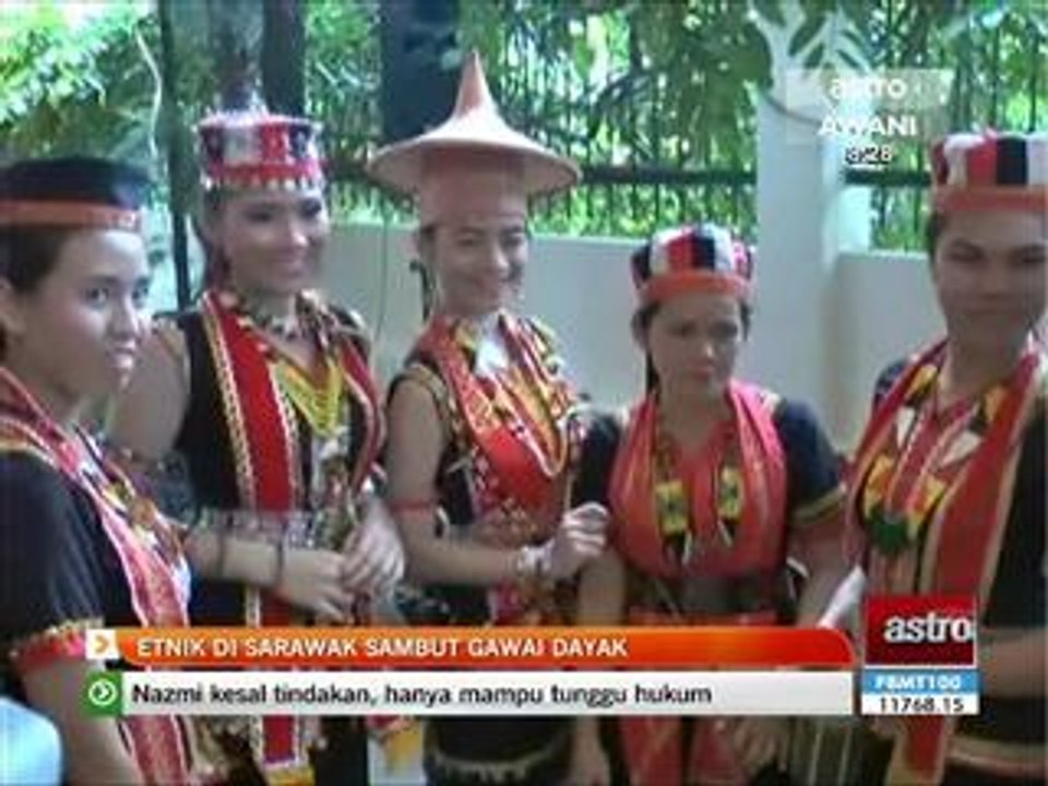 Etnik di Sarawak sambut Gawai Dayak