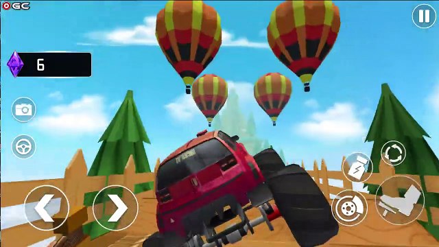 Monster Truck Mountain Stunt Driver / Extreme Ramps / Android GamePlay #2