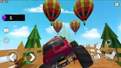 Monster Truck Mountain Stunt Driver / Extreme Ramps / Android GamePlay #2