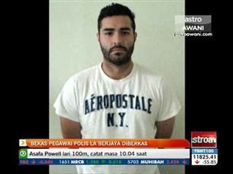 Bekas pegawai polis LA berjaya diberkas