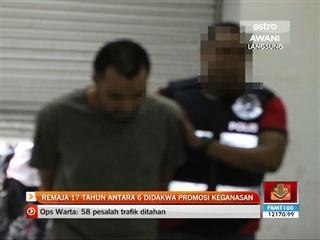 Remaja 17 tahun antara 6 didakwa promosi keganasan