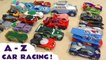 Toy Car Alphabet A - Z Racing with Pixar Cars 3 Lightning McQueen versus the Funlings Cars in this Toy Trains 4U Stop Motion Animation Hot Wheels Racing Video for Kids
