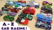 Toy Car Alphabet A - Z Racing with Pixar Cars 3 Lightning McQueen versus the Funlings Cars in this Toy Trains 4U Stop Motion Animation Hot Wheels Racing Video for Kids