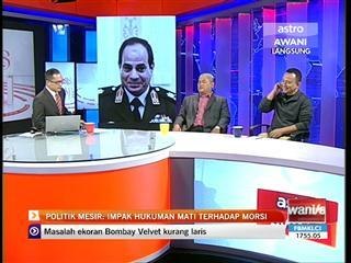 Politik Mesir: Impak hukuman mati terhadap Morsi