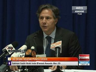 AS desak selesai punca krisis Rohingya