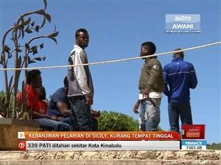 Kebanjiran pelarian di Sicily, masalah kekurangan tempat tinggal