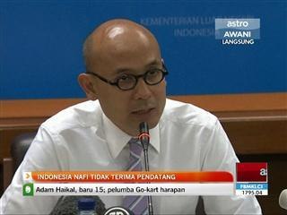 Indonesia nafi tidak terima pendatang