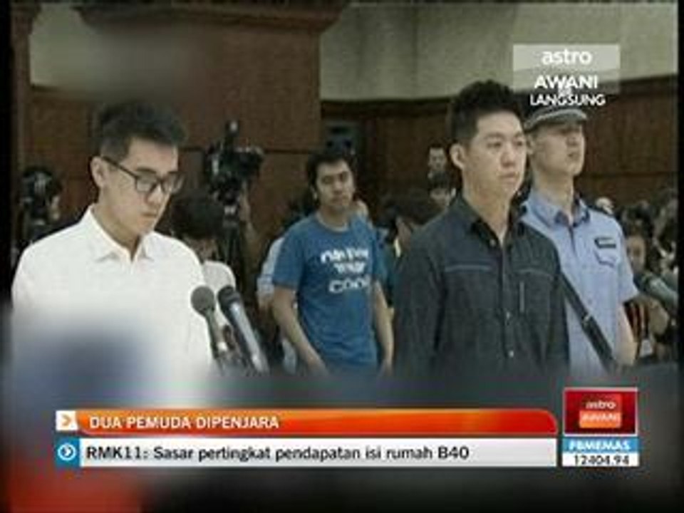 Dua pemuda dipenjara