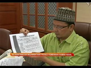 Isu kontraktor melambatkan proses pembinaan rumah kekal