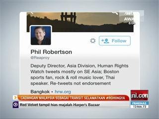 Cadangan Malaysia sebagai transit selamatkan #rohingya