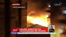 Lalaki, kinuyog sa kasagsagan ng sunog sa Caloocan | UB