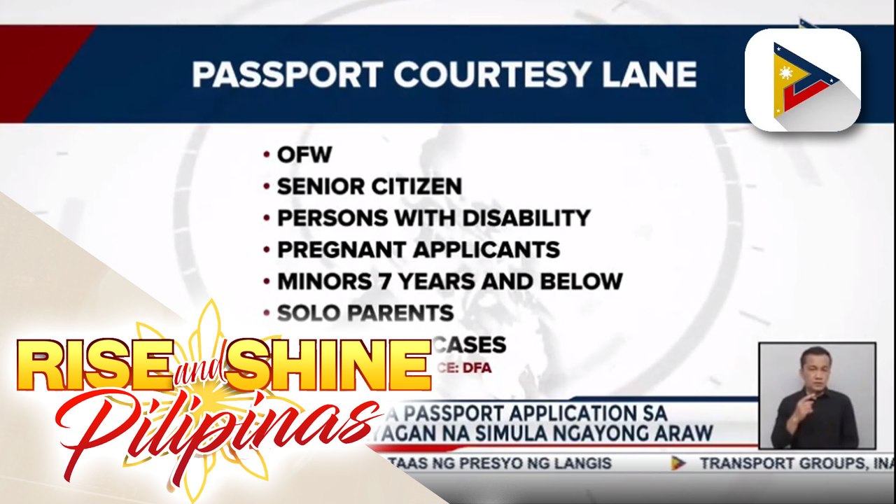 Walk-in para sa passport application sa DFA Aseana, papayagan na simula ngayong araw