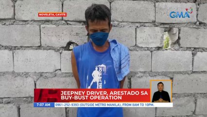 Télécharger la video: Jeepney driver, arestado sa buy-bust operation | UB