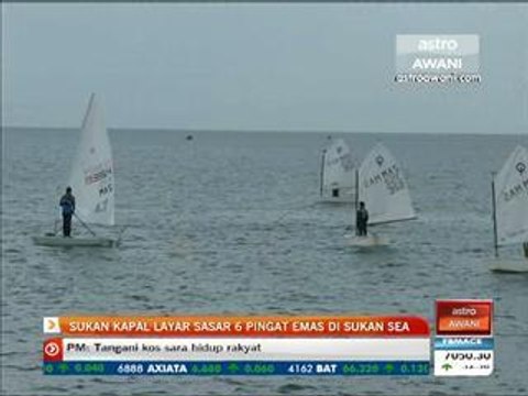 Sukan Kapal Layar sasar 6 pingat emas di Sukan Sea