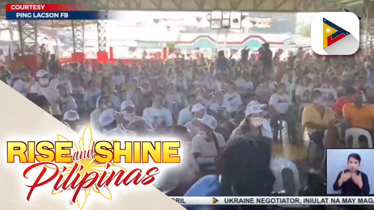 Lacson-Sotto tandem, prayoridad ang pagpapalakas ng LGUs; Vice President Robredo, iginiit ang kahalagahan ng mga programa para sa mga magsasaka