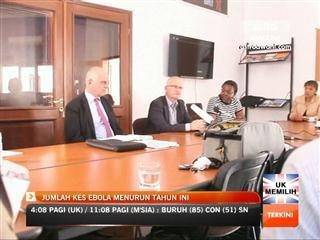 Jumlah kes Ebola menurun tahun ini