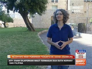 Netanyahu arah pembinaan penempatan haram disambung