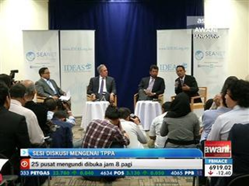 Sesi diskusi mengenai TPPA