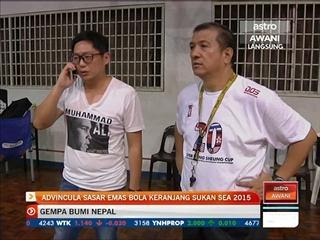 Advincula sasar emas bola keranjang Sukan SEA 2015