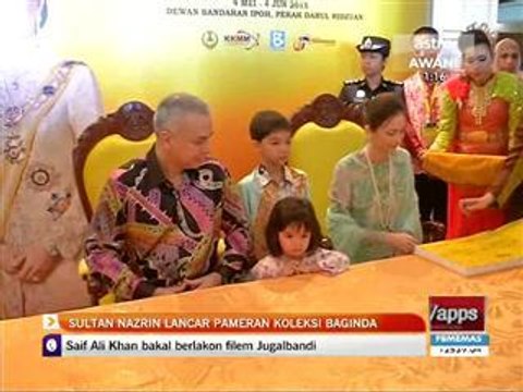 Sultan Nazrin lancar pameran koleksi baginda