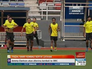 Faizal Saari kembali sertai latihan