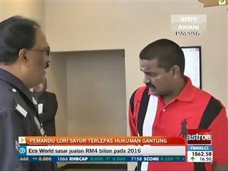 Pemandu lori sayur terlepas hukuman gantung